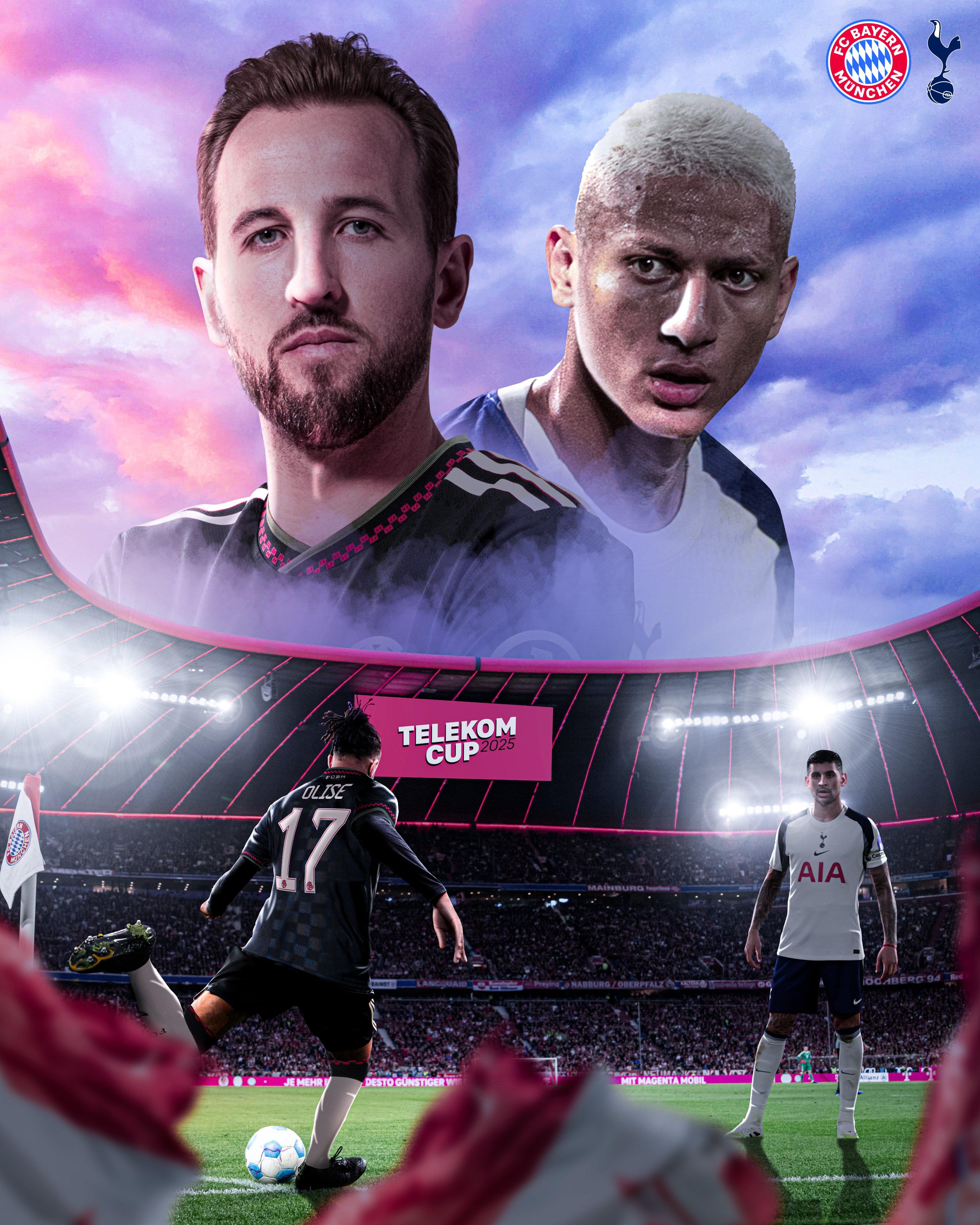 Bayern Munich tung poster trước trận đấu với Tottenham: Kane và Richarlison xuất hiện