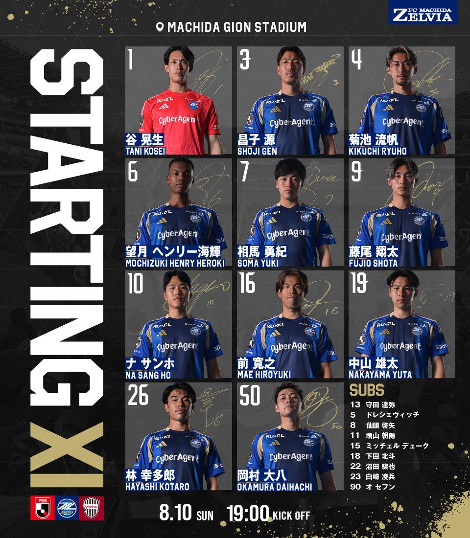 Đội hình xuất phát Machida vs Vissel Kobe: Soma Yuki vs Miyashiro Daisuke, Osako Yuya trên băng ghế dự bị