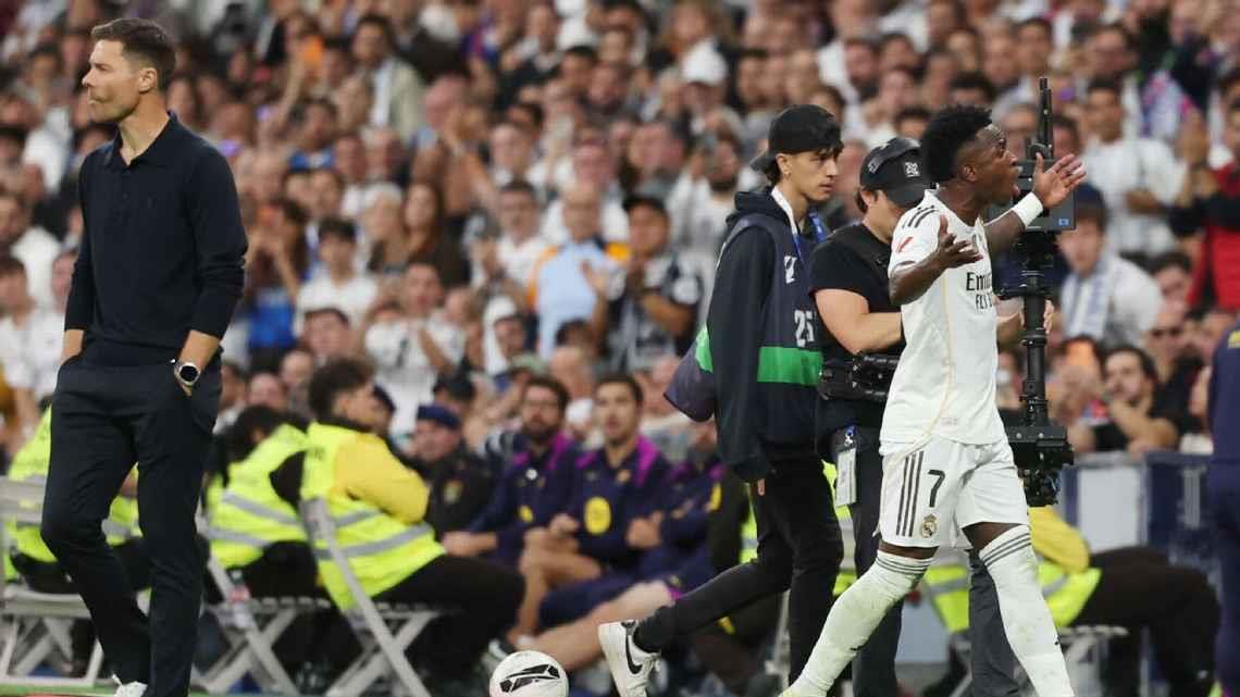 Phía sau nụ cười chiến thắng của Real Madrid là cơn giận của Vinicius Jr
